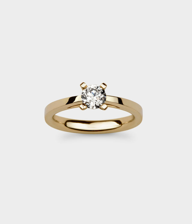 Radiant Light 1/2 Carat Solitaire Engagement Ring by Stephen Einhorn